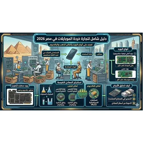 أهم أنواع هواتف نوكيا وموتورولا القديمة الغنية بالذهب - دليل E-Scrap Egypt
