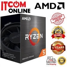 AMD Ryzen 5 5600X فانه فقط بدون بروس بالكرتون