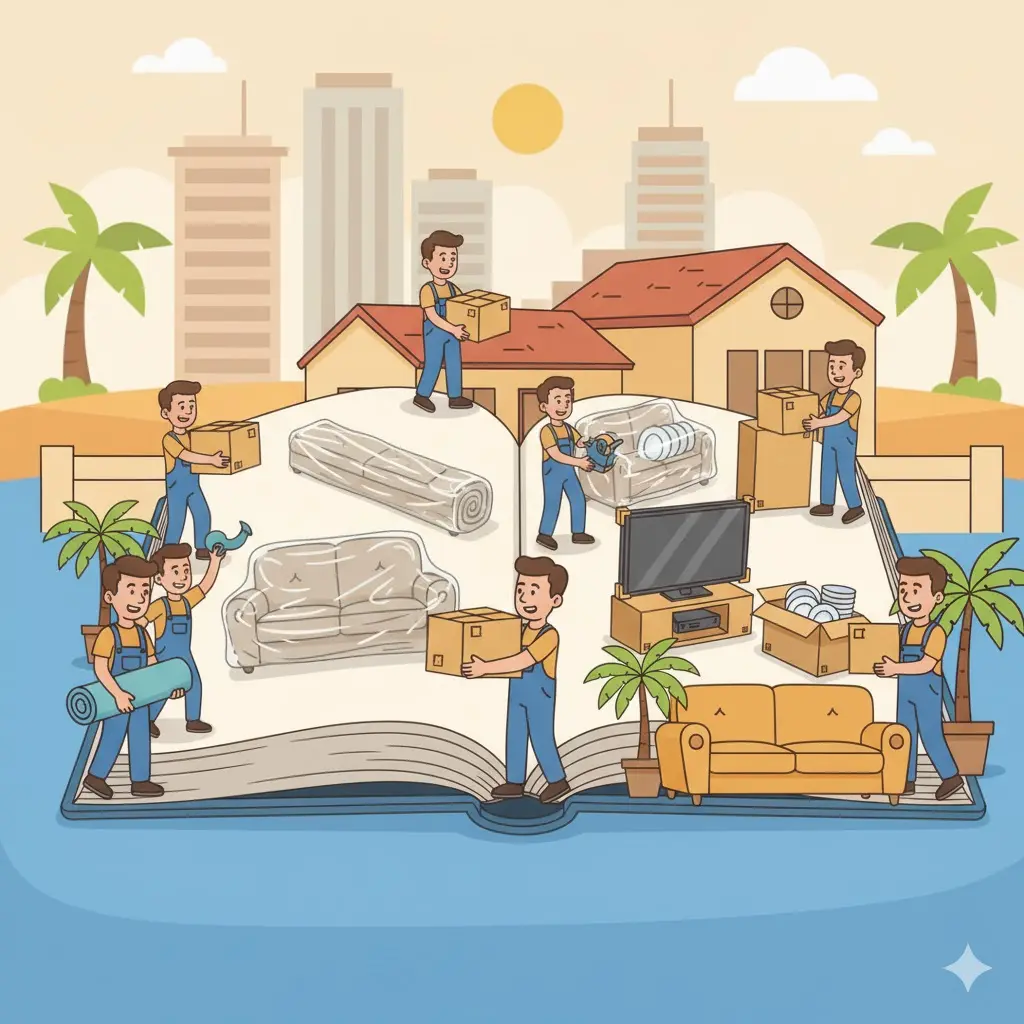 Blog 9 خدمات تغليف الأثاث في الكويت –– ضمان الحماية الكاملة لعفشك أثناء النقل (دليل شامل)