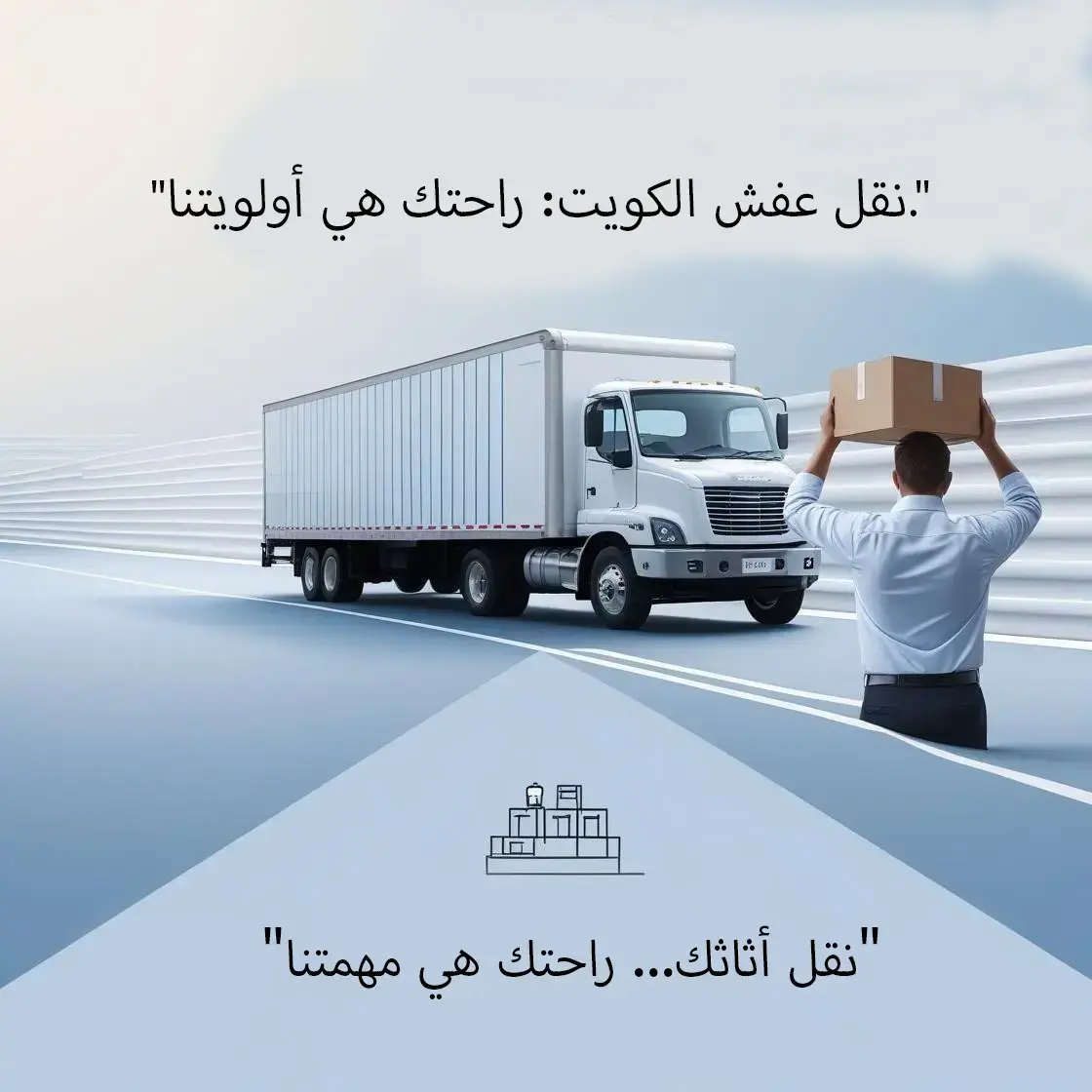 فريق نقل عفش TurboMovingKuwait يعتني بالأثاث