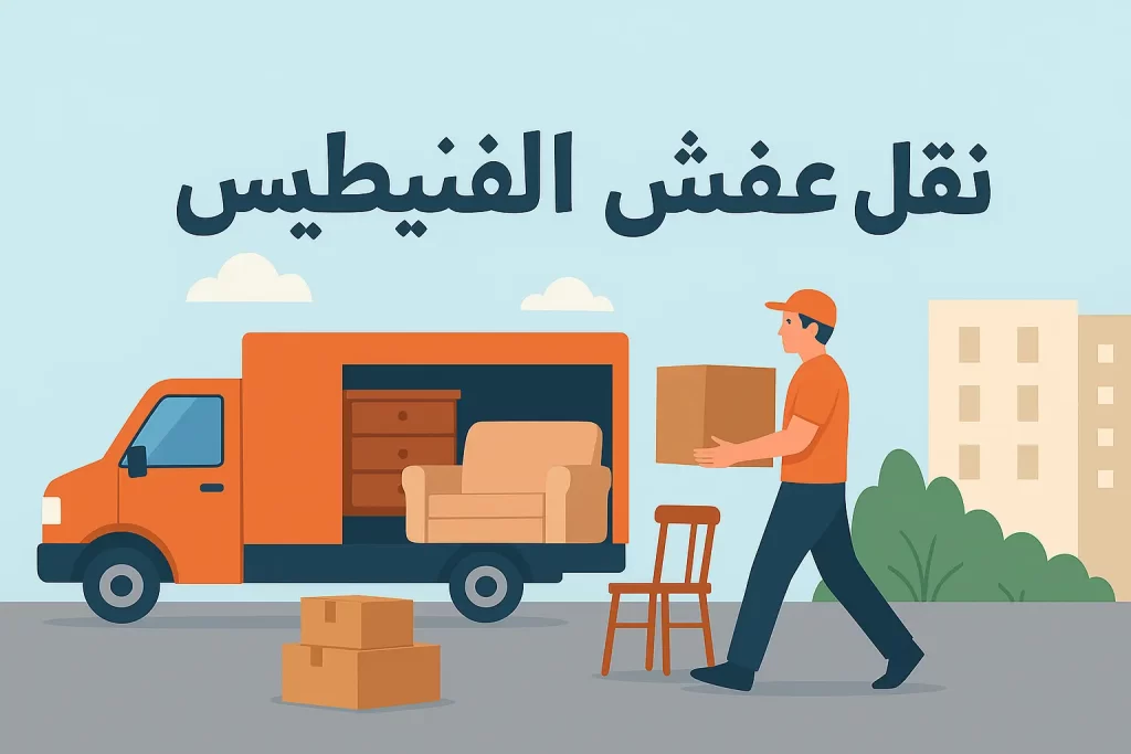 نقل عفش الفنيطيس – خدمة آمنة وسريعة داخل الكويت