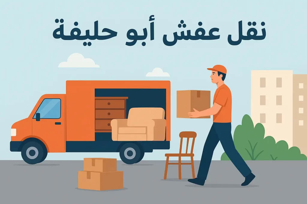 نقل عفش أبو حليفة – خدمة سريعة وآمنة