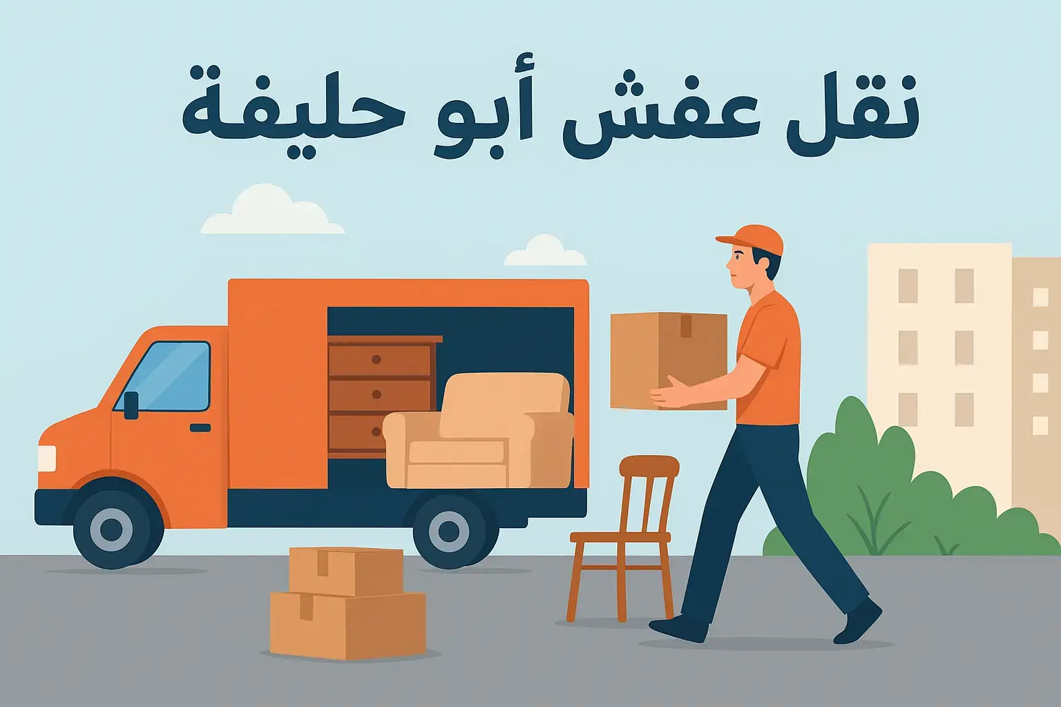 نقل عفش أبو حليفة – خدمة سريعة وآمنة