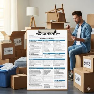 قائمة مهام شاملة: كيف تخطط ليوم الانتقال في الكويت؟ 1 تخطيط الانتقال قائمة مهام شاملة: كيف تخطط ليوم الانتقال في الكويت؟