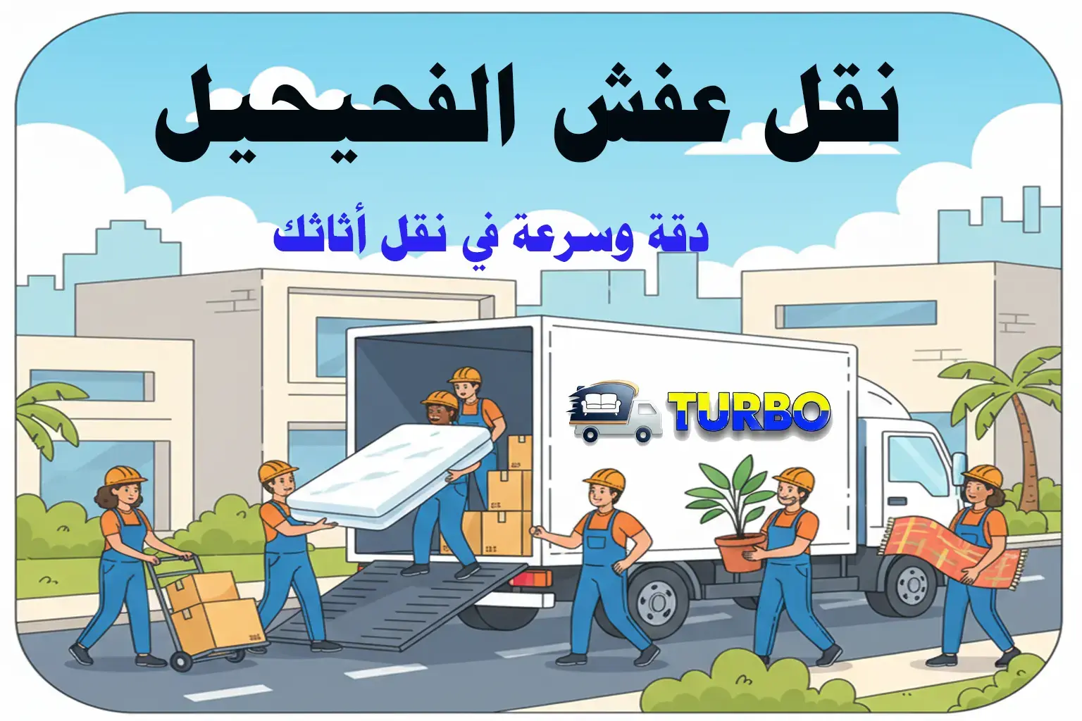 خدمة نقل عفش الفحيحيل – دقة وسرعة في نقل أثاثك