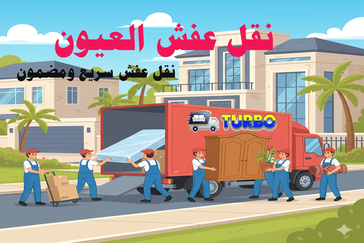 نقل عفش العيون – نقل عفش سريع ومضمون