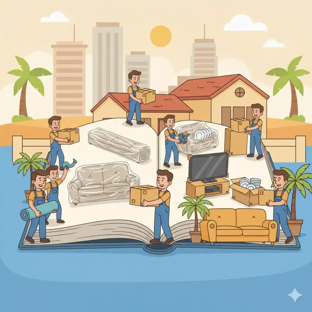 تربو نقل عفش يقدم: أفضل 10 شركات نقل عفش في الكويت لعام 2025